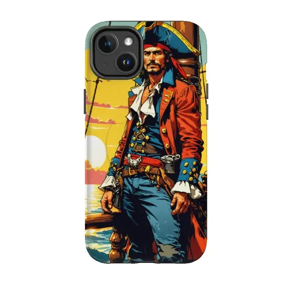 An example AI generated design of a phone case or t-shirt