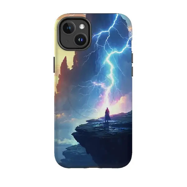 An example AI generated design of a phone case or t-shirt