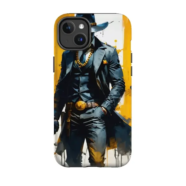 An example AI generated design of a phone case or t-shirt