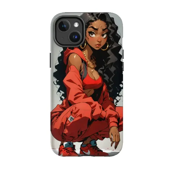 An example AI generated design of a phone case or t-shirt