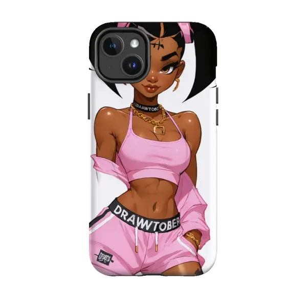 An example AI generated design of a phone case or t-shirt