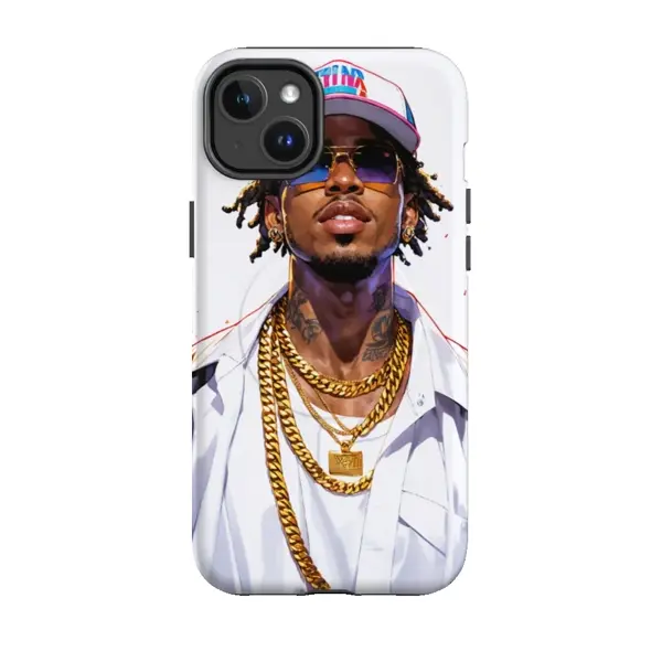 An example AI generated design of a phone case or t-shirt
